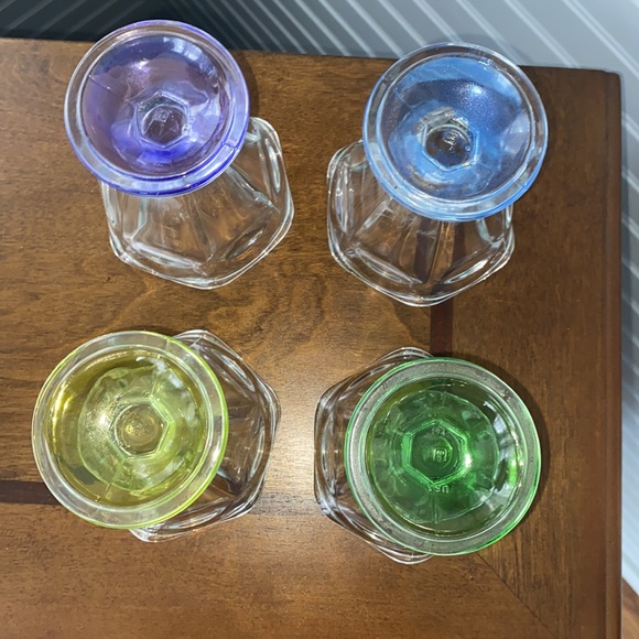 Vintage Anchor Hocking glass ice cream parfait glasses - Picture 6 of 10